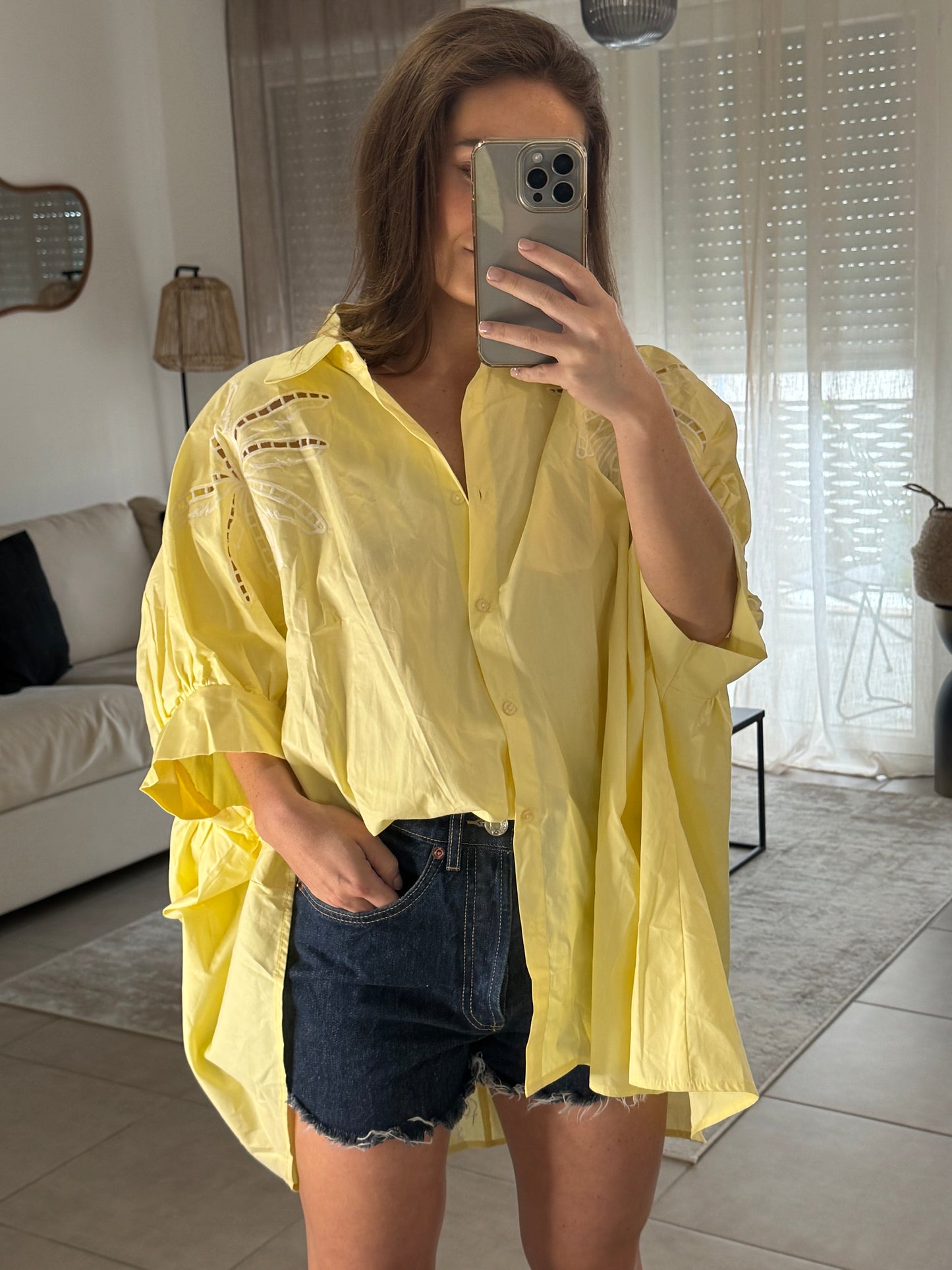 Blouse palmier