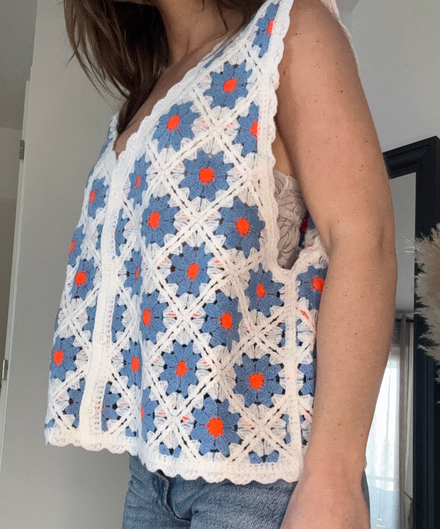 Gilet macramé